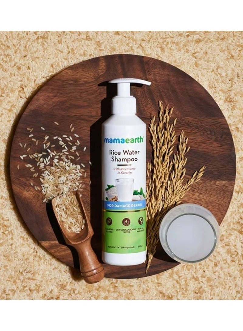 Mamaearth Rice Water Shampoo 250ml - Image 2