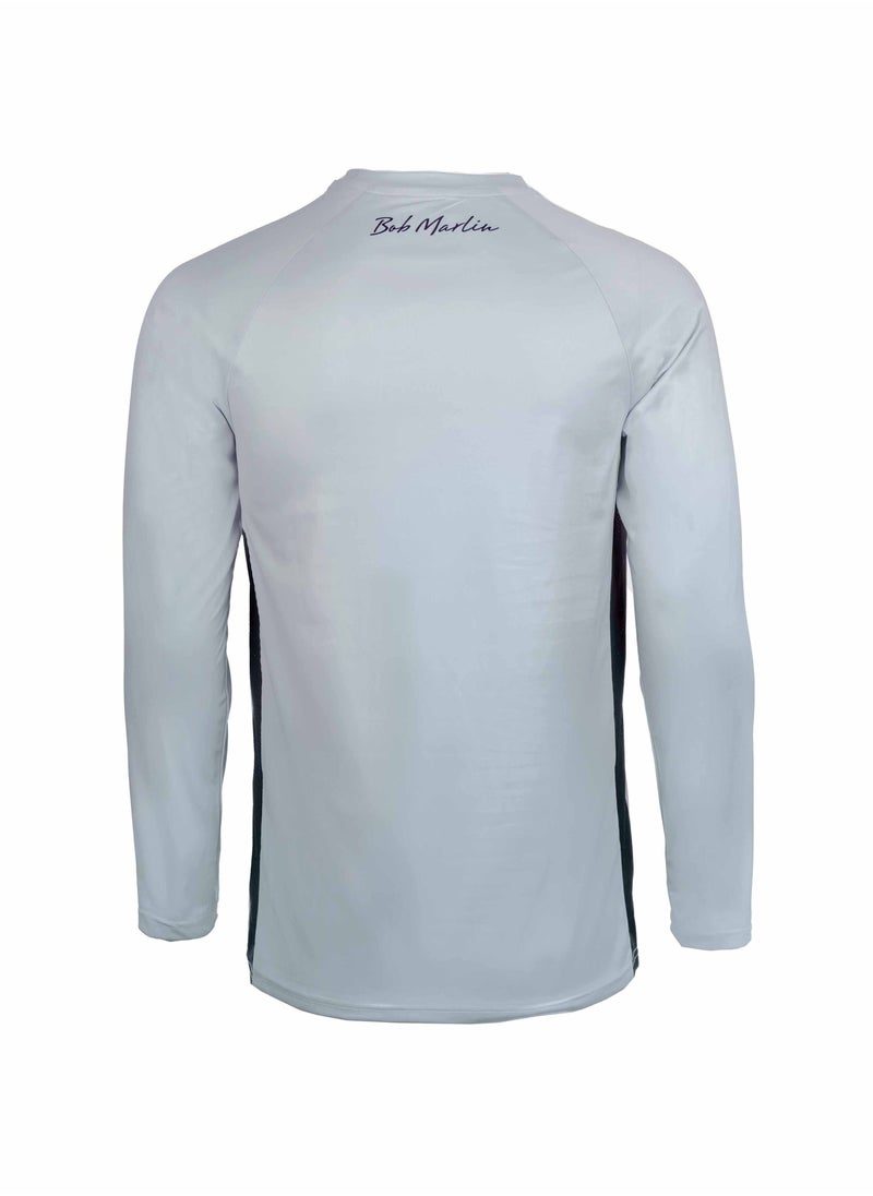 BOB MARLIN Marlin Performance Shirt Bm Grey-Small  - Image 2