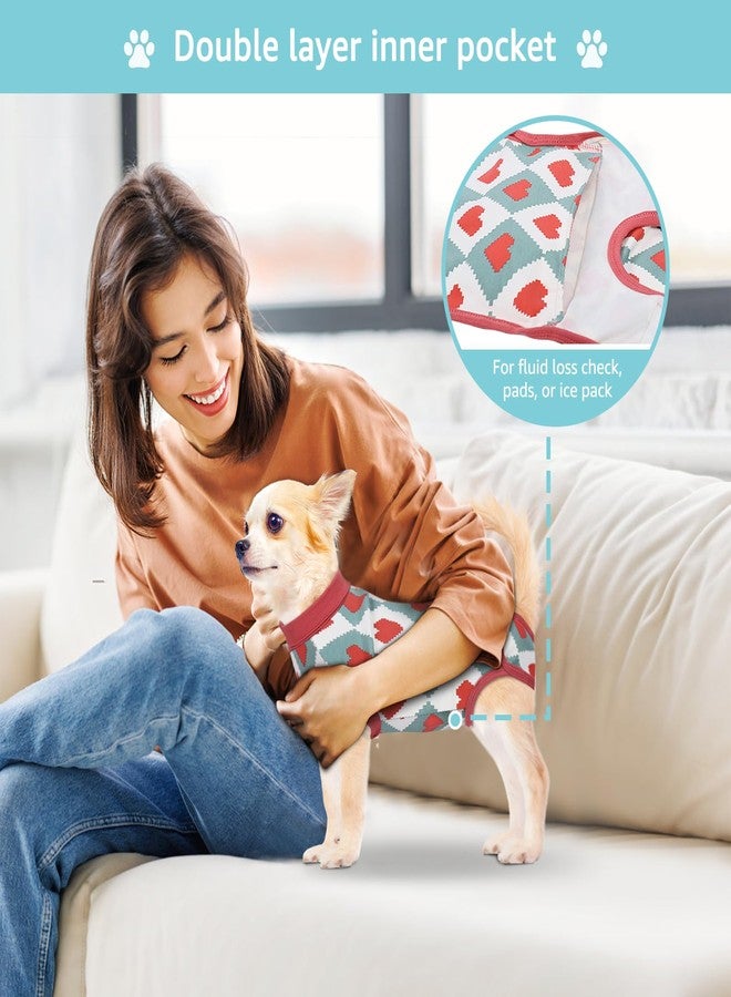 comwish XS Surgery Recovery Suit for Dogs, Post Surgery Protective Wear with Pee Hole, Unisex Pet Surgical Vest for Wound Care, Spay/Neuter Healing(X-Small) - Image 2