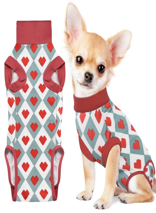 comwish XS Surgery Recovery Suit for Dogs, Post Surgery Protective Wear with Pee Hole, Unisex Pet Surgical Vest for Wound Care, Spay/Neuter Healing(X-Small) - Image 1