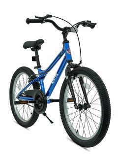 Whimsy Whimsy - Pro Aluminum 20" Kids Bike Lightweight Aluminum Frame, 2-Minute Assembly, Handbrake, Child-Friendly Cycle, Adjustable Saddle - Blue  - Image 2