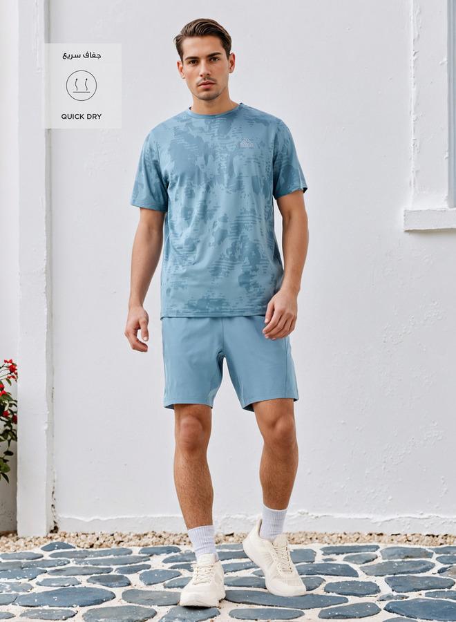 Kappa Mesh Accent Shorts with Pockets - Image 2