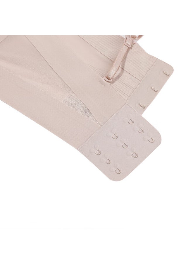 AIMER Aimer Women's Wireless Vest-style Backless Bra, Strapless With Detachable Straps, Formal Camisole Bra, Shuyan Am179411, Beige, Size 165  - Image 5