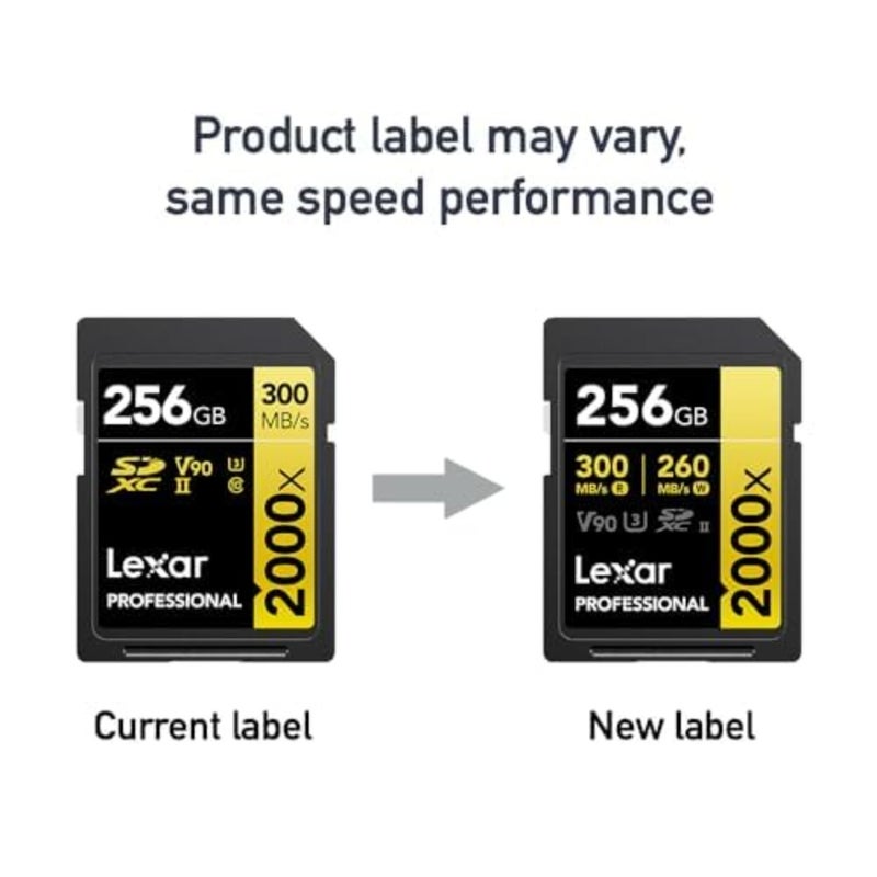 Professional 2000x SDXC Memory Card, UHS-II, C10/U3/V90, black, 300MB/s read speed for DSLR and cinema-quality video cameras - Image 5