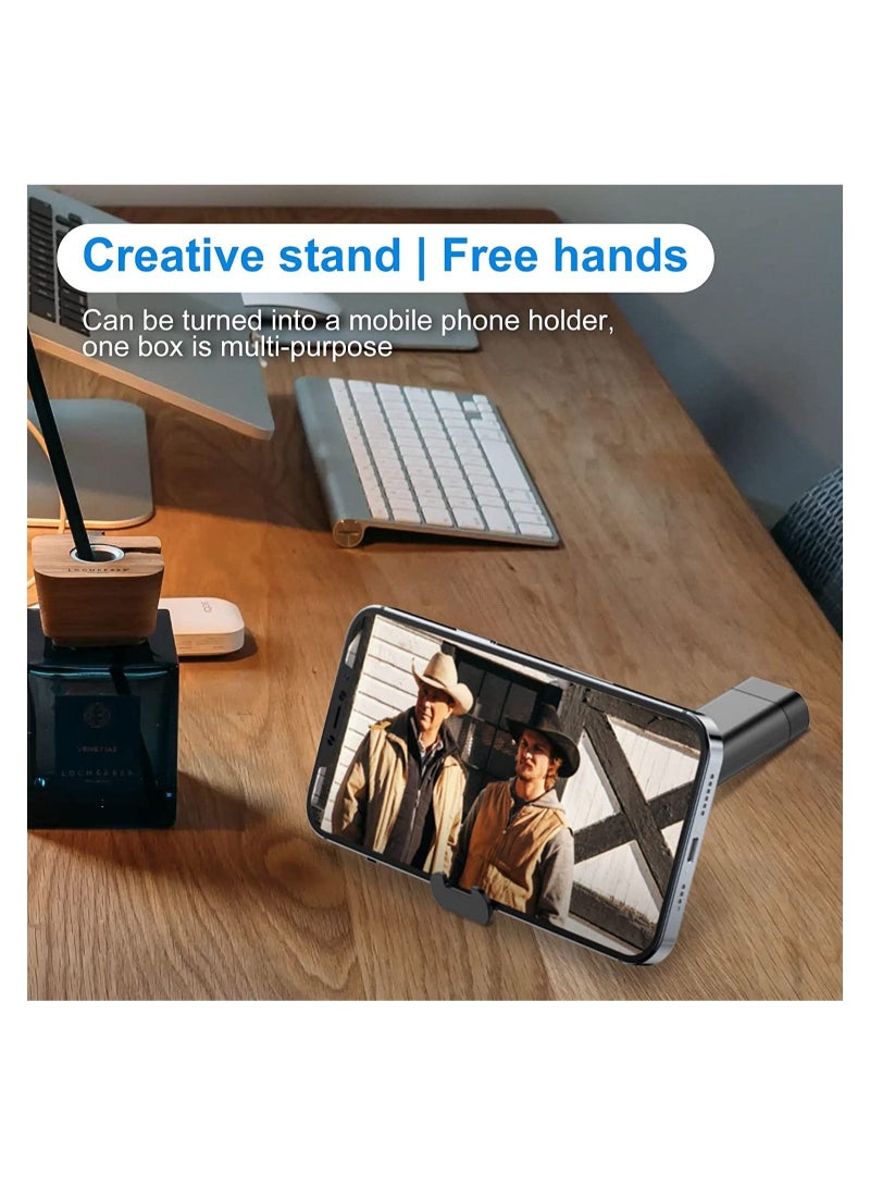 Budi Multifunctional Compact Cable Card USB Micro SD Card Reader, Type-C Plug-and-Play Compatible with Apple Samsung and Windows, Storage Case for Travel Cell Phone Pad Charging PC Computer Data - Image 3