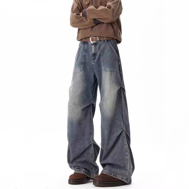 Unisex Casual Daily Denim Jeans - Image 2