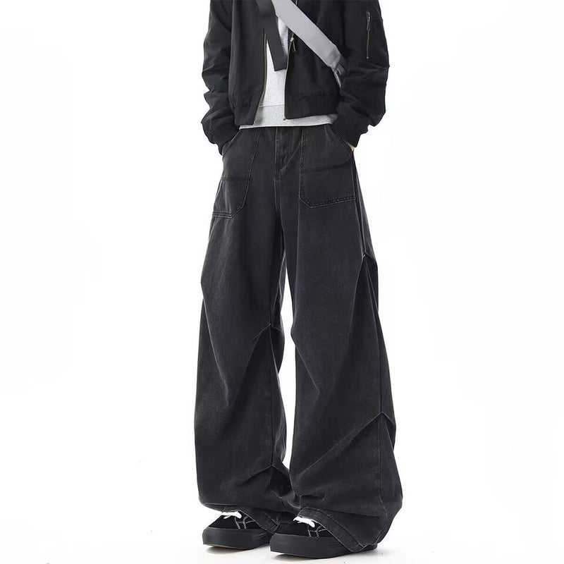 Unisex Casual Daily Denim Jeans - Image 4