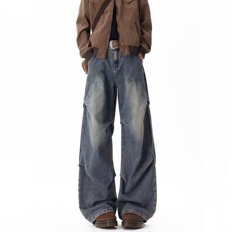 Unisex Casual Daily Denim Jeans - Image 3