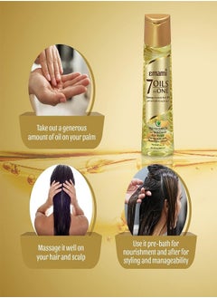 emami 7 Oils In One Non Sticky Damage Control Hair Oil 100 ml  - Image 5