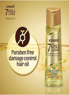 emami 7 Oils In One Non Sticky Damage Control Hair Oil 100 ml  - Image 4
