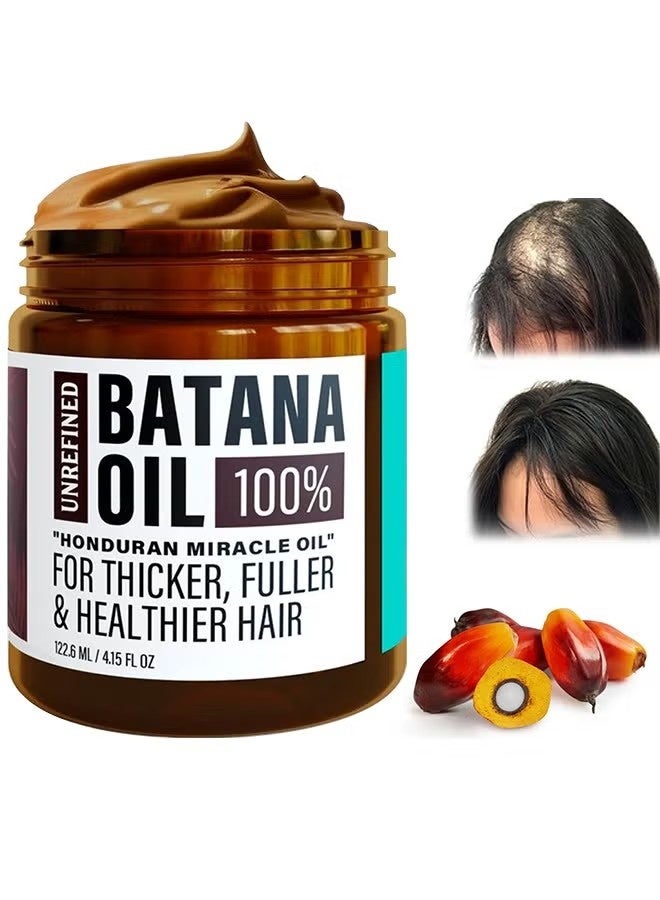 BARUBT Batana Oil For Hair Growth, Natural Organic Hair Conditioner, Repairs Damaged Hair, Leaves Hair Smoother, Natural Hair Growth Oil, Helps With Frizz, For All Hair Types - Image 1