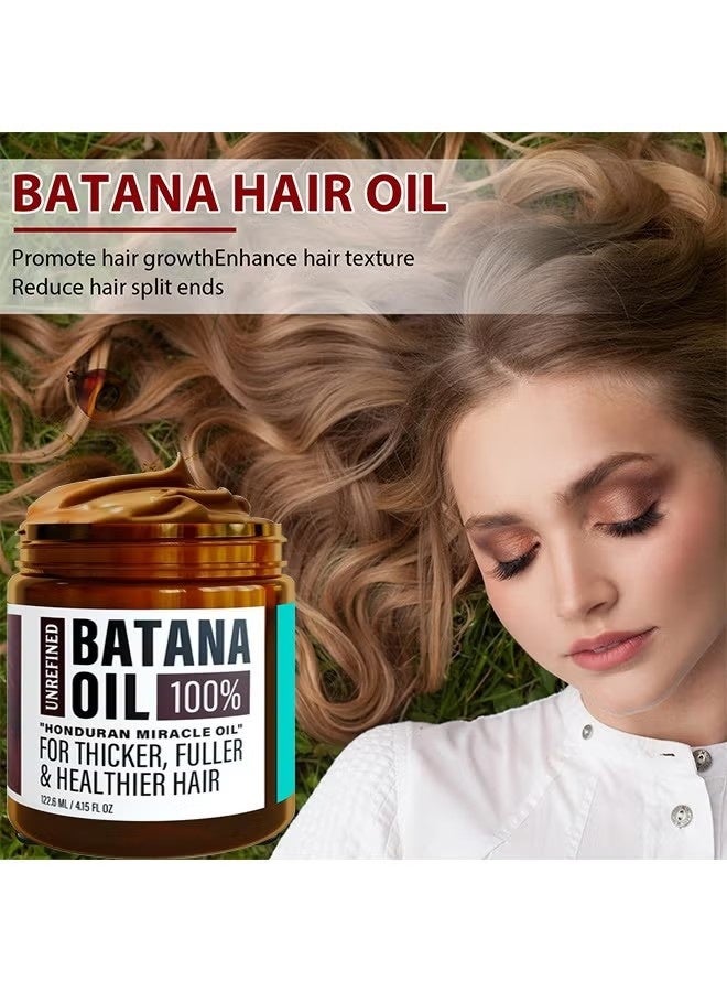 BARUBT Batana Oil For Hair Growth, Natural Organic Hair Conditioner, Repairs Damaged Hair, Leaves Hair Smoother, Natural Hair Growth Oil, Helps With Frizz, For All Hair Types - Image 4