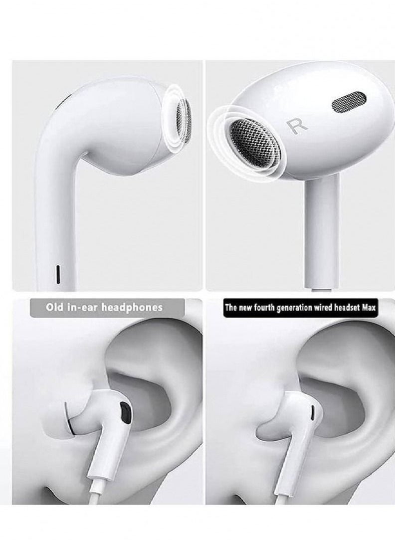 Yesido - Lightning Headphone Wired Built-in Microphone & Volume Control in-Ear Stereo Headset Compatible iPhone - Image 1