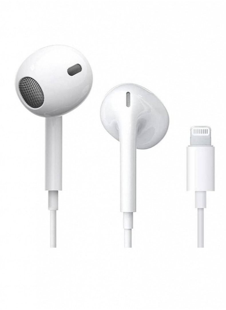Yesido - Lightning Headphone Wired Built-in Microphone & Volume Control in-Ear Stereo Headset Compatible iPhone - Image 1