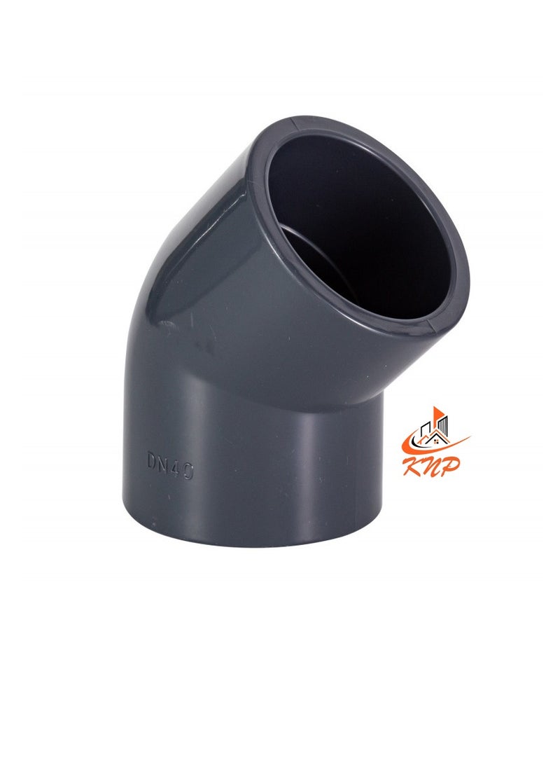 KNP PVC HP Elbow 1-1/4" X 45° - Image 1
