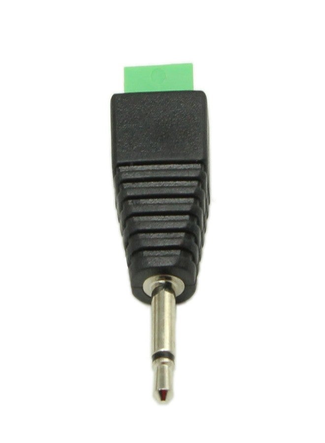 zdyCGTime 3.5mm TS Mono Male to 2 Pin Screw Terminal Female AUX Headphone Balum Converter Adapter (5-Pack) - Image 5