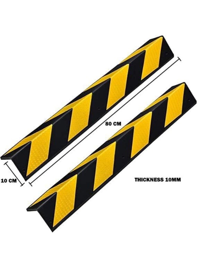 Royal Apex Car Parking Protector Garage And Warehouse Columns Wall Warning Rubber Corner Guard Bumper Protectors And Anti-Scratch Rubber Corner Guards - Image 2