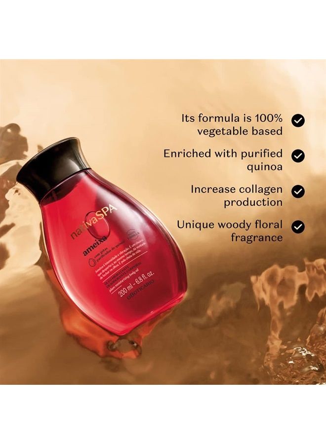 NATIVA SPA O BOTICÁRIO Nativa SPA by O Boticario Plum Body Oil, Enriched with Purified Quinoa Drops to Boost Hydration, 6.8 Ounce - Image 2