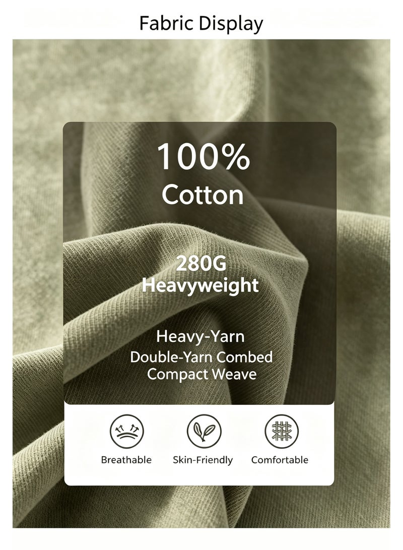 أوف-وايت OFF-WHITE Men's and women's loose cotton washed long sleeve T-shirts - Image 5