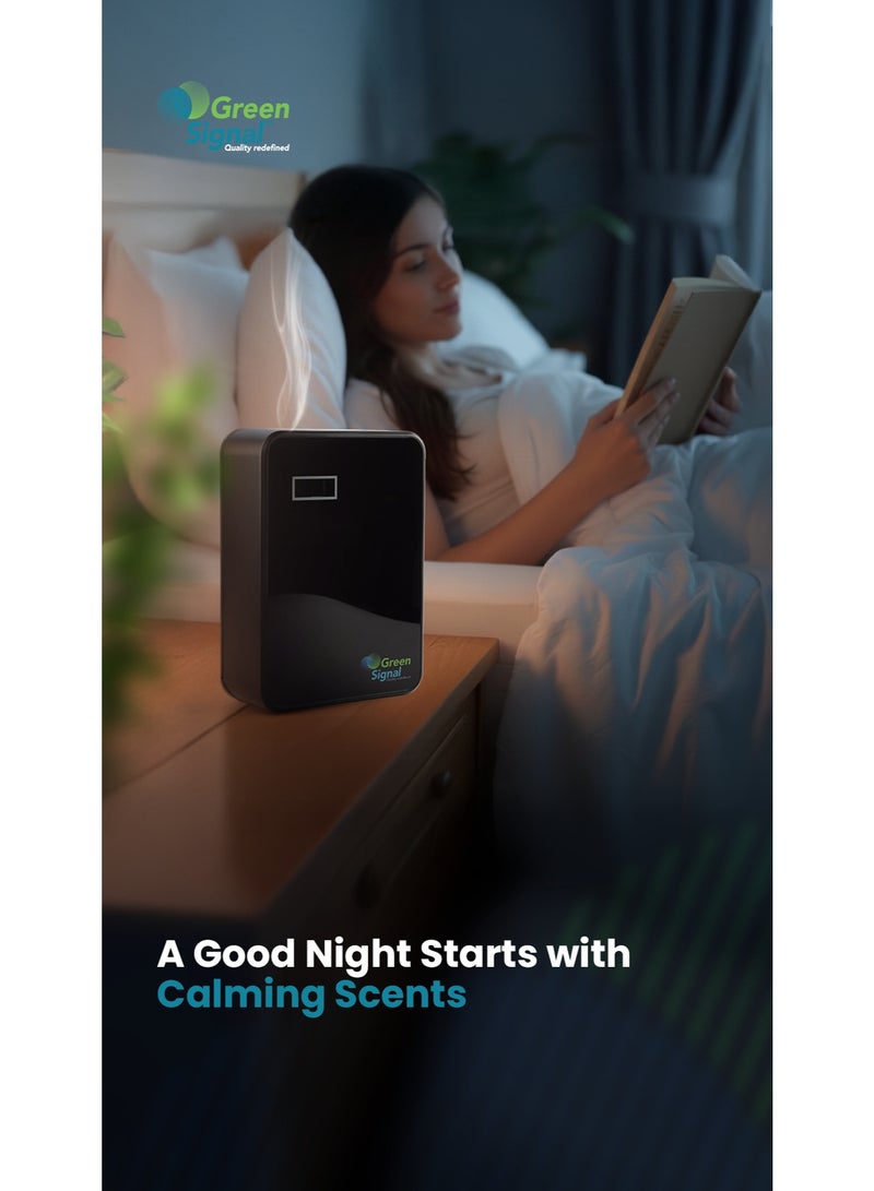 Green Signal Smart Scent Diffuser with Harmony 170 ml Aroma Oil – 300–500m³ Coverage – Adjustable Scent Intensity – Wall/Table/HVAC Installation – Home & Office Scent Bundle - Image 5