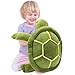 Liliful Giant Sea Turtle Stuffed Animals Soft Large Green Plush Sea Turtle Pillow for Kids Girls Boys Gifts for Mothers Day Birthday22 Inches - Image 3