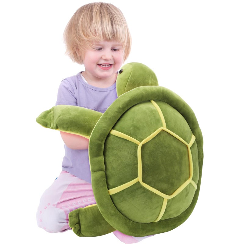 Liliful Giant Sea Turtle Stuffed Animals Soft Large Green Plush Sea Turtle Pillow for Kids Girls Boys Gifts for Mothers Day Birthday22 Inches - Image 2