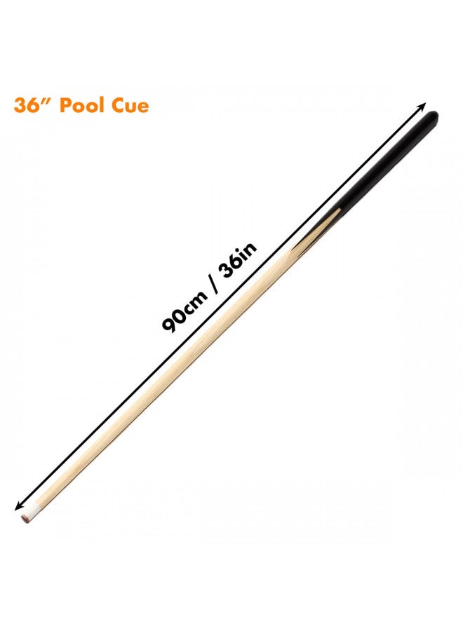 Genubi Industry Genubi Industry Pool Cue Stick/Billiards Cue Stick, Pool Stick 58" Set of 4, Hardwood Pool Sticks Pool Cues, 2-Piece Wooden Pool Cue Stick for Adults House Bar  - Image 1