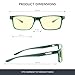 GUNNAR Gaming Glasses Vertex Moss Amber Lens Blue Light Blocking Relieve Dry Eye - Image 4