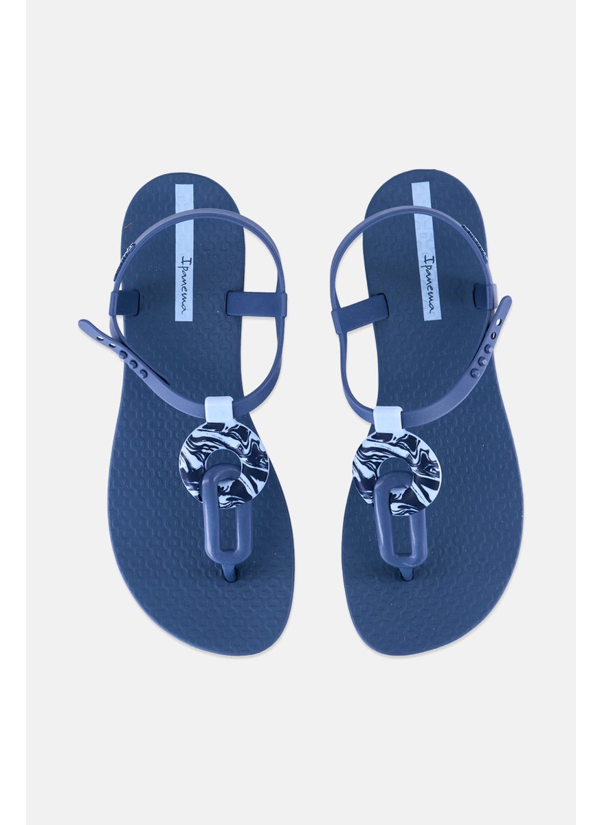 Ipanema Women Class Marble Snap Closure Sandal, Blue  - Image 3