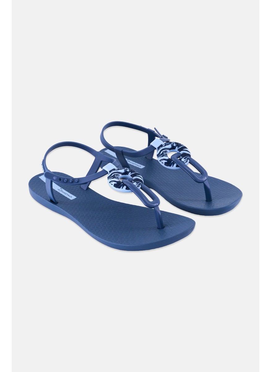Ipanema Women Class Marble Snap Closure Sandal, Blue  - Image 1