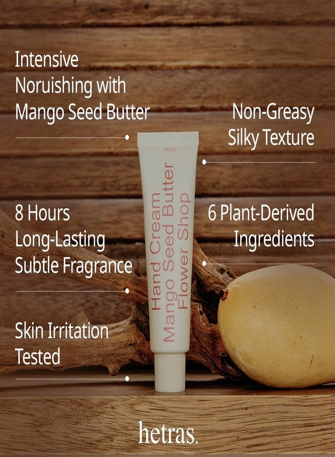 hetras. hetras Perfume Hand Cream 1.69 oz., Flower Shop - Soft Floral Scent, Moisturizer for Dry Skin, Fast-Absorbing Hand Cream, Non-Greasy, Travel Size, Aesthetic Design, Long-Lasting Fragrance, Gift-Worthy - Image 2