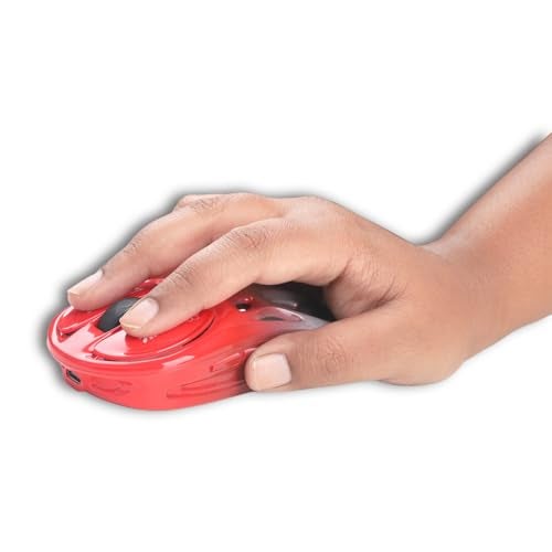 Arctic Fox Alien-X Gaming Wireless Mouse, Tri-Mode (2.4G/Bluetooth/Wired), 4800 DPI, 1000Hz Ergonomic Hollow RGB Rechargeable Type-C for Mac/Laptop/iPad/Office (Red) - Image 5