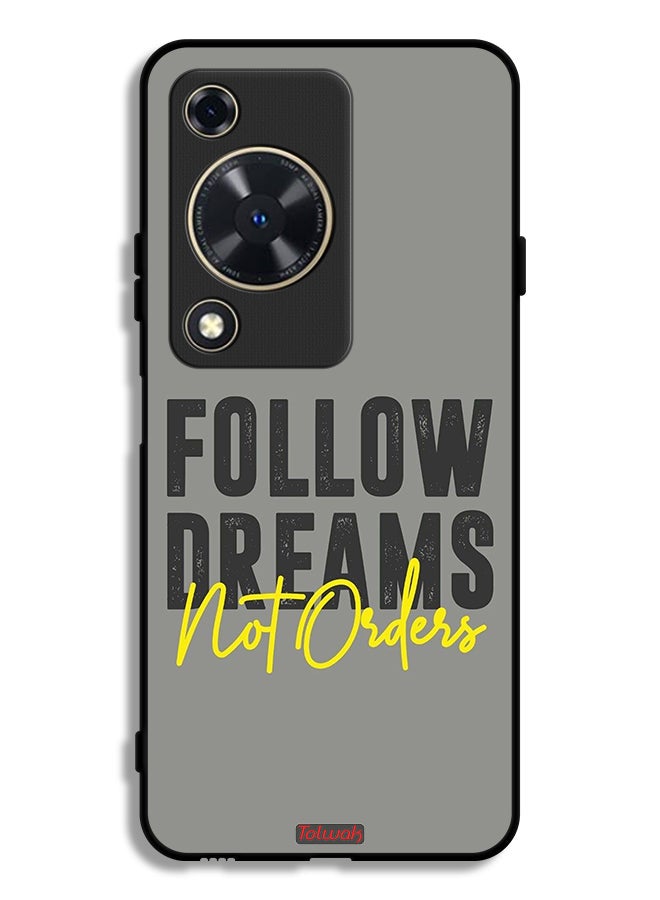 Tolwak Huawei Nova Y63 Protective Case Cover Follow Dreams Not Orders