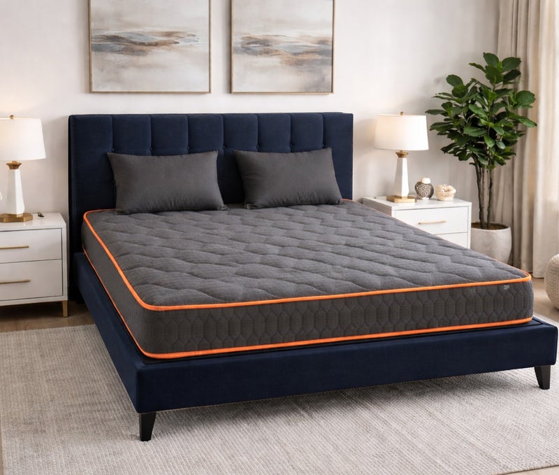 ريكسال هوم مرتبة Euro Quattro بارتفاع 20 سم بنظام الزنبركات الجيبية المنفصلة مع فوم ميموري مبرد بالجل، درجة صلابة متوسطة لراحة متوازنة وتخفيف الضغط – مقاس مفرد 90 × 190 سم - Image 2