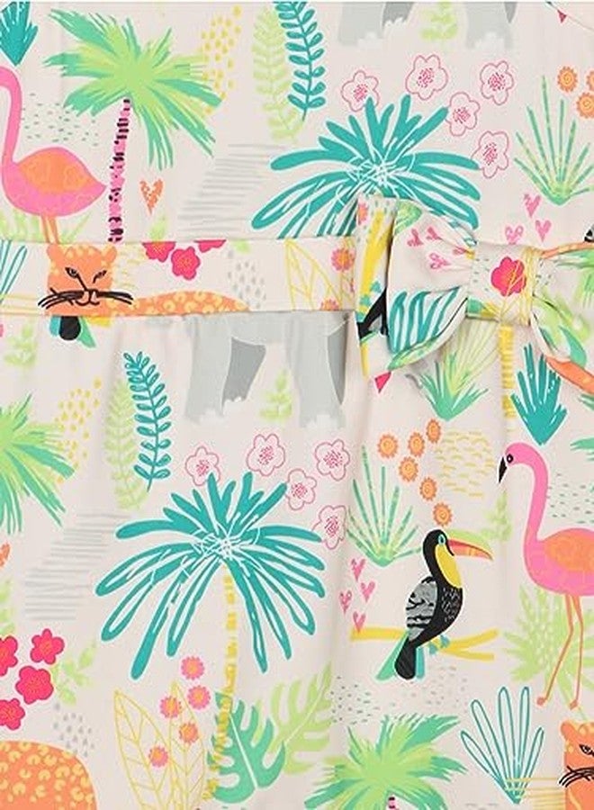 Nautinati nauti nati Girls Printed One Shoulder Jumpsuit - Image 3