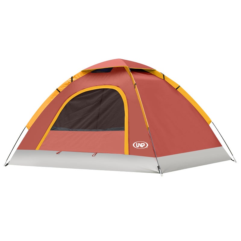 UNP 2Person Portable Dome Tent Easy SetUp Lightweight Red 4 Season Camping Hiking - Image 2