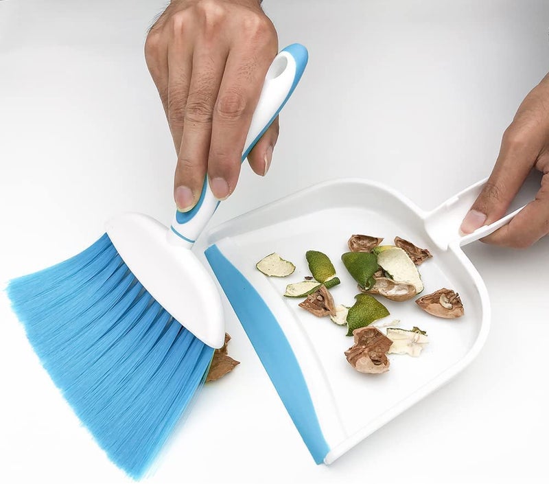 FASH Mini Cleaning Brush and Dustpan Set Desktop Sweep Broom for Computer Keyboard Desktop Car Table (Color May Vary) Set of (3) - Image 2