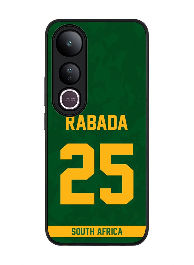 Stylizedd For vivo V50 Lite Case,Slim fit Camera Protection, Shockproof Thin Phone cover  - South Africa Kagiso Rabada, Jersey No 25
