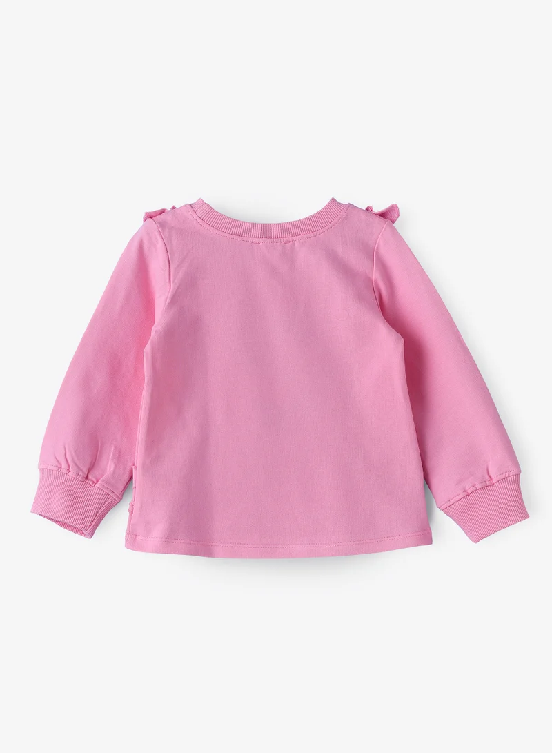 جيلين Cozy Comfort for Your Little Adventurer: Girls' Cotton Sweat Top