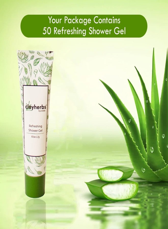 Clayherbs (22ml, Pack-50) Body Wash | Travel Size Shower Gel | Hotel Amenities Toiletries Bulk | Mini Body Wash Shower Gel | Hospital Amenities Kits | Guest Room Amenities - Image 2