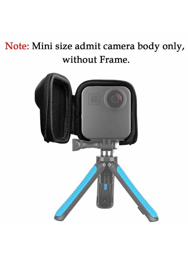 ULBTER Mini Storage Bag Case for GoPro MAX Waterproof 360 Camera + Rubber Lens Cap Cover, Carrying Portable Boxes Accessory for Go pro Max [2+1 Pack] - Image 3