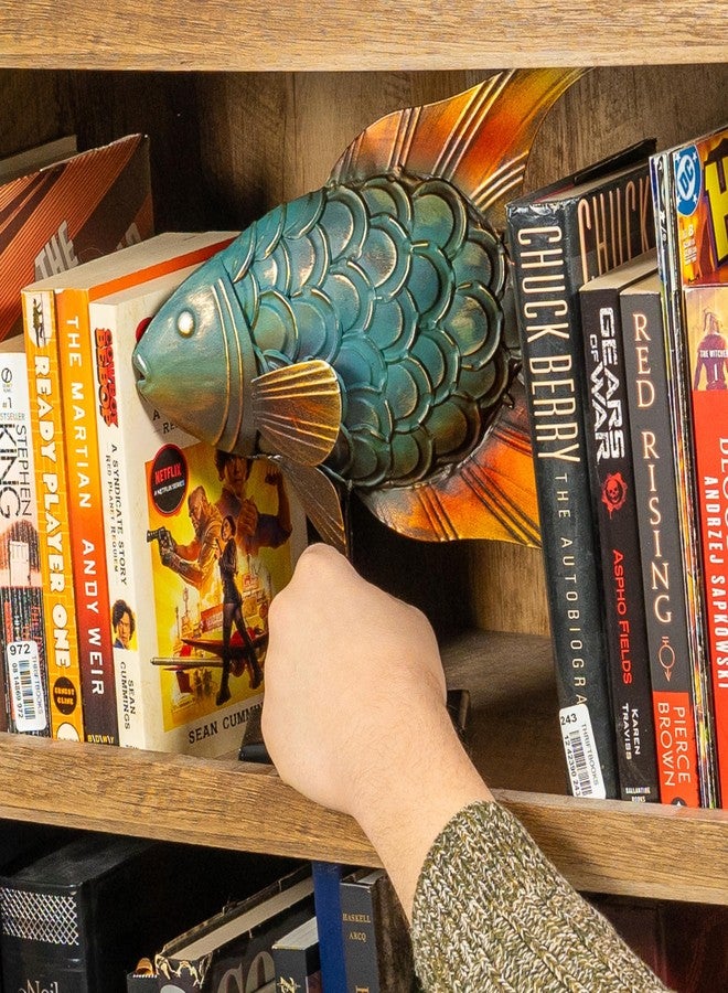 Made Easy Kit Fish Metal Art Freestanding - Home & Kitchen Décor Sculpture Statue Antique Colorful Craft - Sea Ocean Beach Coral Costal Pond Marine Nautical River Water Inspired Statue Designs (Fish) - Image 4