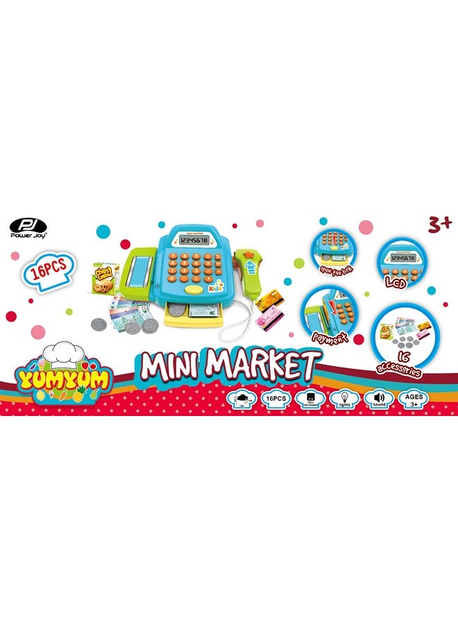 P.Joy Joy Yumyum Cash Register Mini Mkt B/O