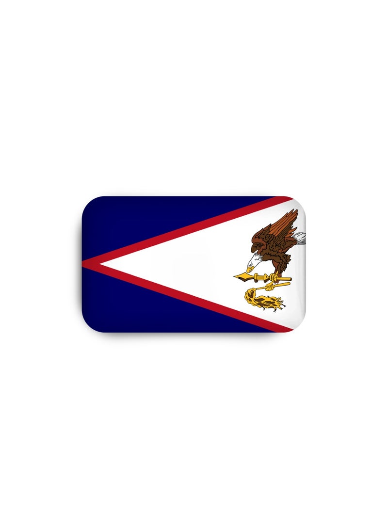 971ميديا شارة مغناطيسية تحمل علم ساموا الأمريكية - Image 2