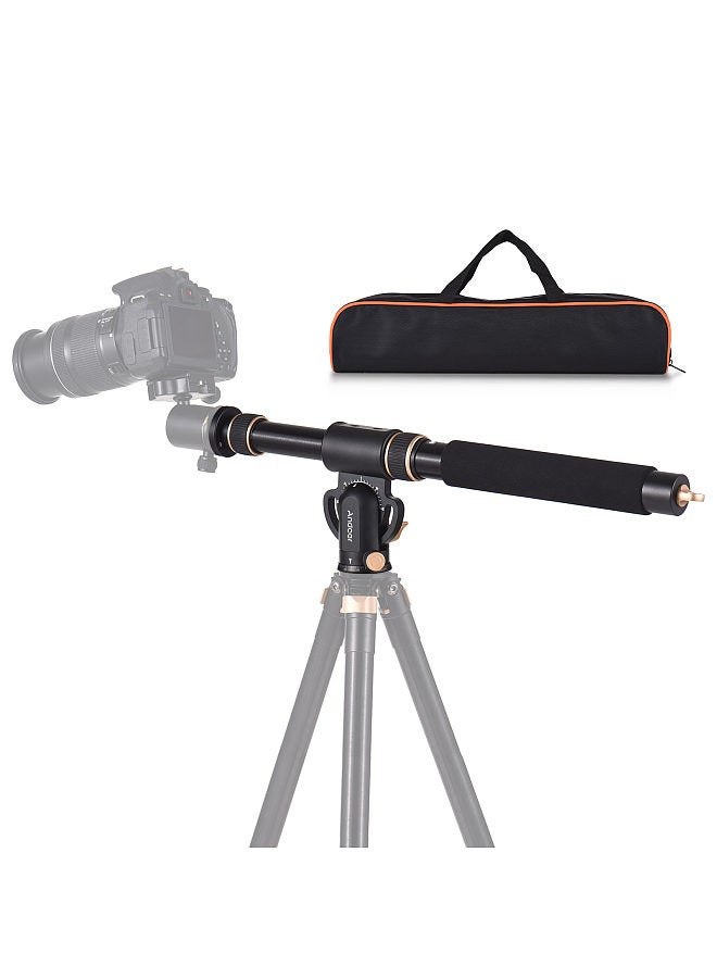 ANDOER Universal Tripod Extension Arm Aluminum Alloy Detachable Extender Horizontal Centre Column for Tripod 48-106cm Retractable Tripod Boom Arm with 360° Rotatable Base 5kg Load Capacity  - Image 1