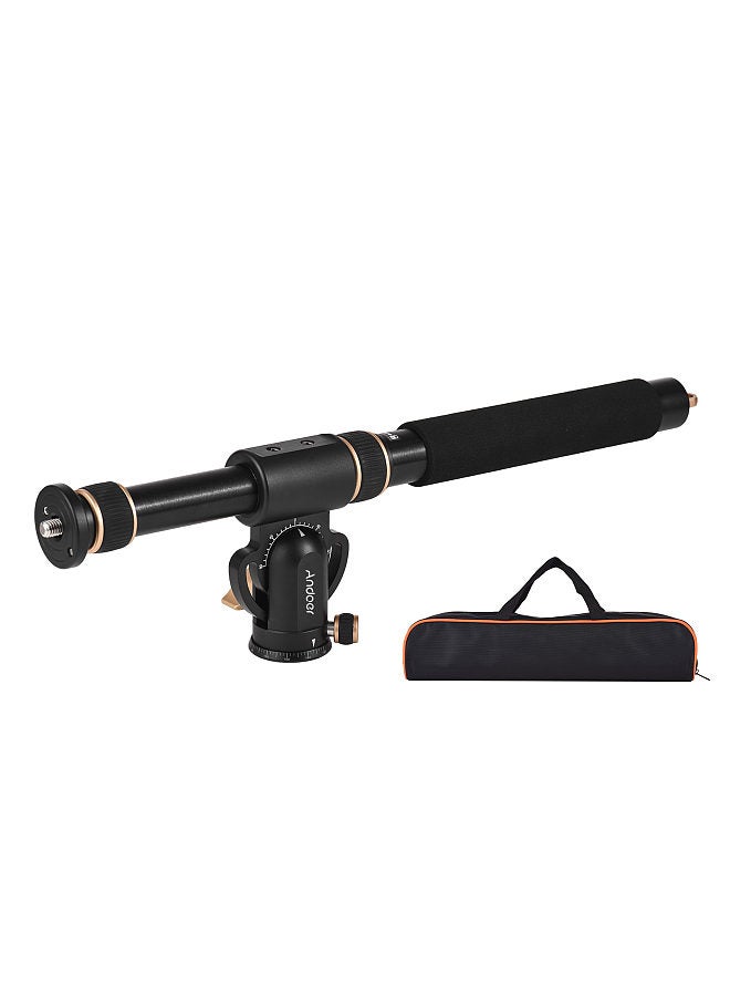 ANDOER Universal Tripod Extension Arm Aluminum Alloy Detachable Extender Horizontal Centre Column for Tripod 48-106cm Retractable Tripod Boom Arm with 360° Rotatable Base 5kg Load Capacity  - Image 5