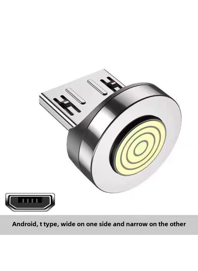 Strong Magnetic Suction Charging Head Is Suitable For Apple Android Huawei Mobile Phone 7-pin 7-touch Magnetic Data Cable Connector-Color:Single Needle Double Sided Apple  - Image 3