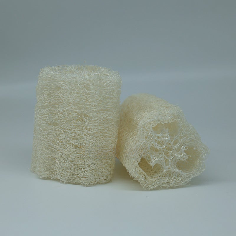 Generic Natural Loofah Dish Sponge Bath Strip Cleansing Pad [White] Cordless