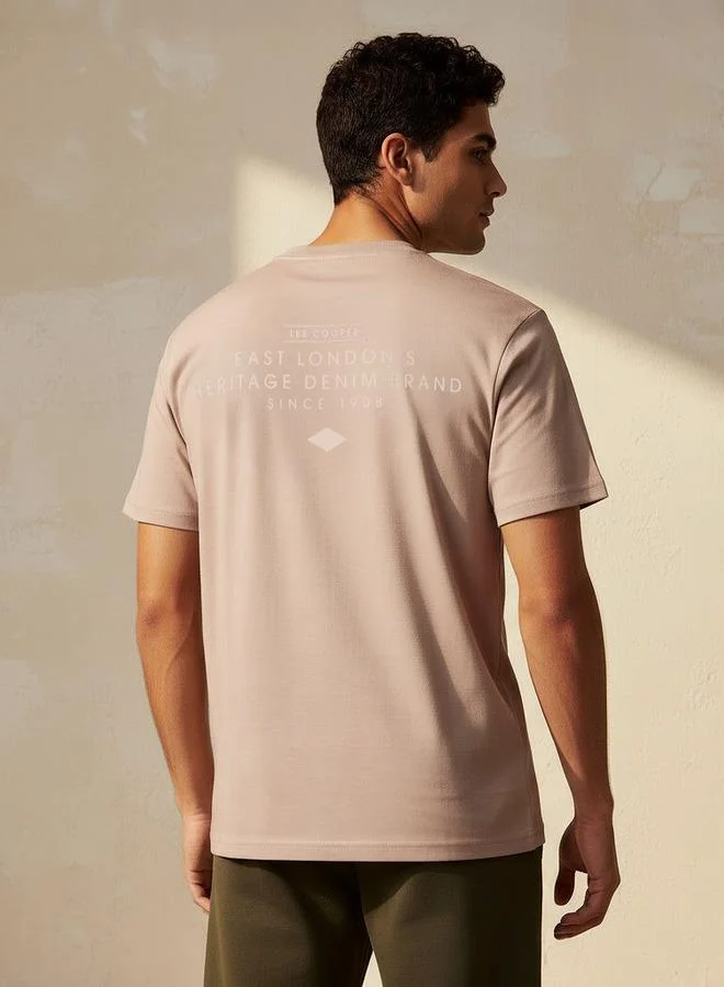 Lee Cooper Lee Cooper Men Regular Fit Crew Neck Short Sleeve Logo Print T-shirt