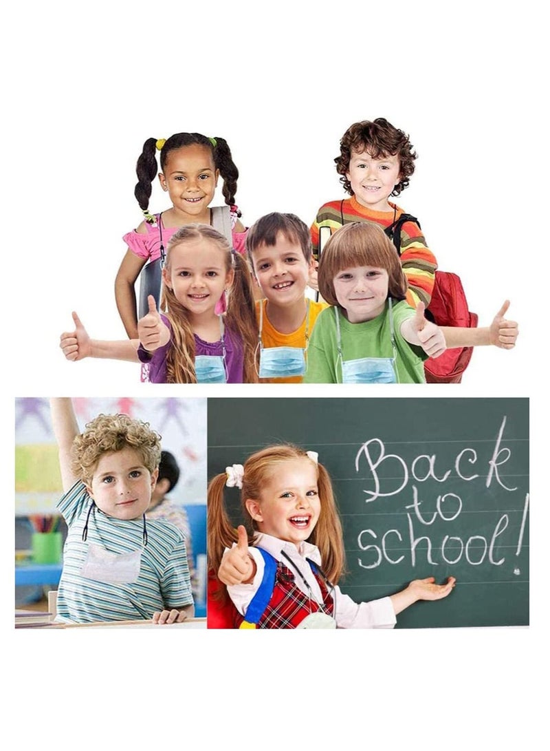 SYOSI Children lanyard Lanyard for Kids Adults Adjustable Length Face Lanyard with Clips at Both Ends Neck Brace and Ear Protection Children Lanyard for Suitable School Outdoor Sports - Image 2